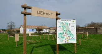 Départ du parcours santé Départ du parcours santé